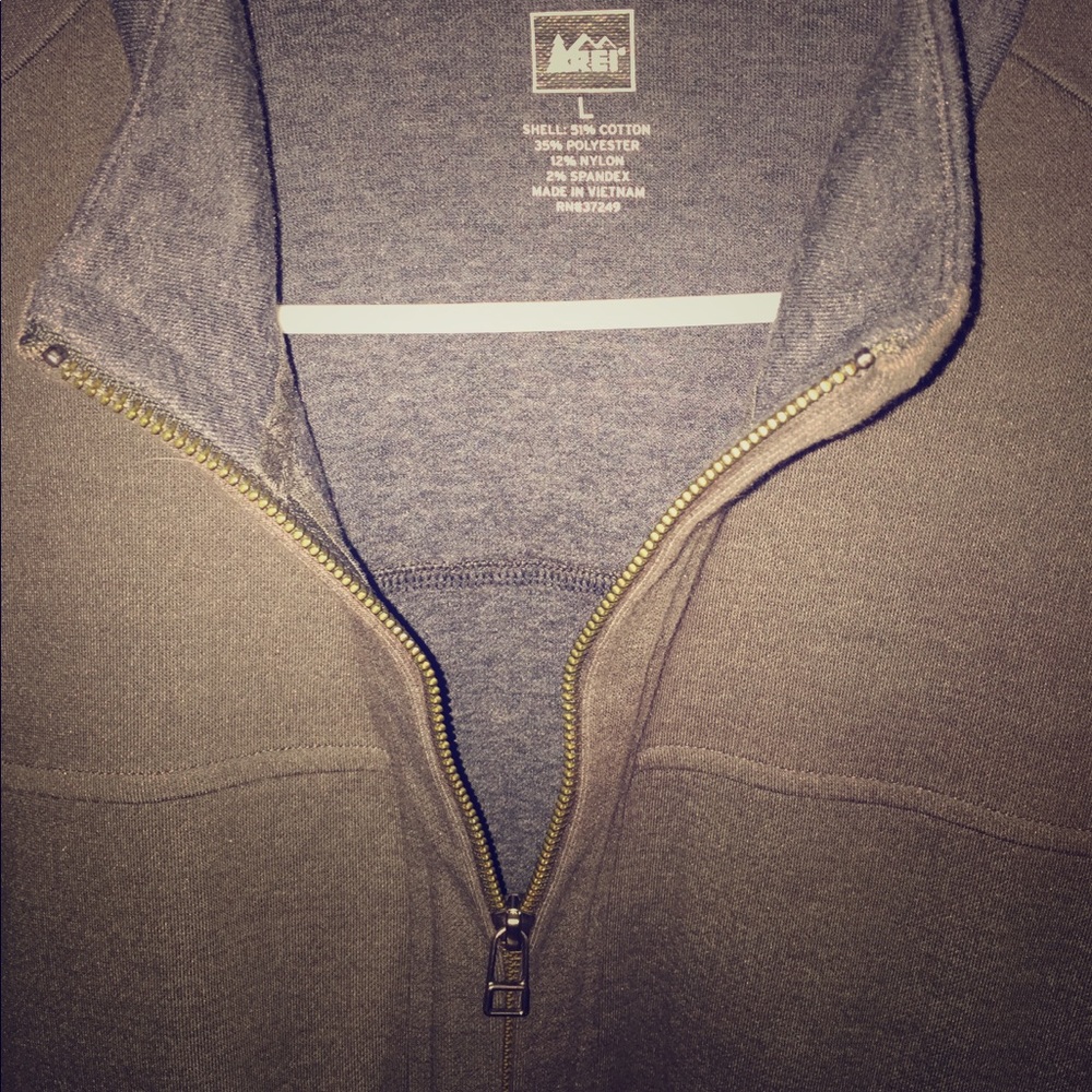 REI soft shell pullover.